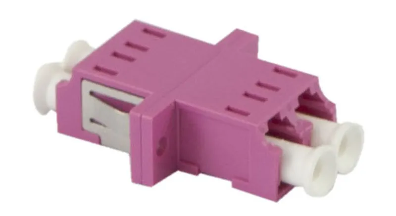 LWL-Patchpanel Spleisbox,19", 18xLC-Duplex-Buchsen, OM4, 50/125u Multimode, incl.Pigtails, Lichtgrau, Synergy 21