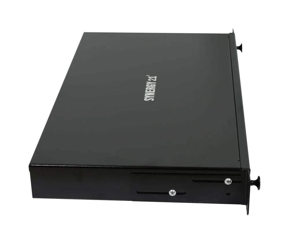 LWL-Patchpanel 6xLC-Duplex-Buchsen, 19", OS2, 9/125u Singlemode, Schwarz, Synergy 21 LWL-Patchpanel 6xLC-Duplex-Buchsen, 19", OS2, 9/125u Singlemode, Schwarz, Synergy 21