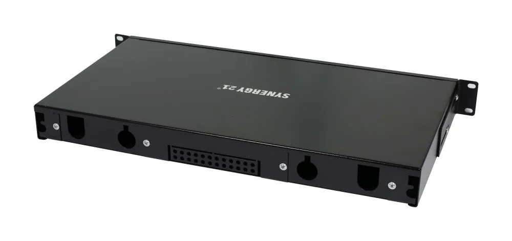 LWL-Patchpanel 6xLC-Duplex-Buchsen, 19", OS2, 9/125u Singlemode, Schwarz, Synergy 21 LWL-Patchpanel 6xLC-Duplex-Buchsen, 19", OS2, 9/125u Singlemode, Schwarz, Synergy 21