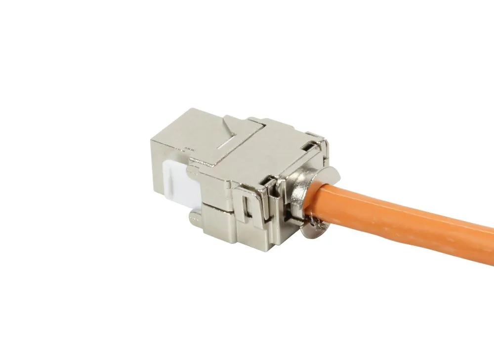Dosen TP,UP,1-fach(Eckiger Außenrahmen),CAT6A, Keystone, groß, Reinweiss, Synergy 21