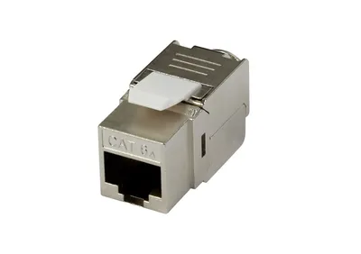 Dosen TP,AP,2-fach,CAT6A, Keystone Slim-line/Short 3P, Reinweiss, Synergy 21