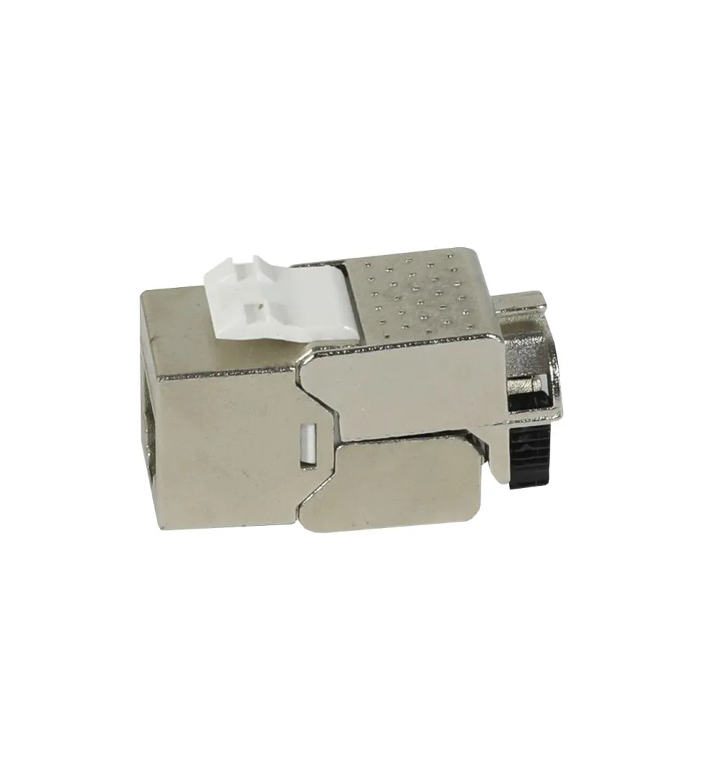 Patch Panel 24xTP,CAT6A, incl.Keystone Slim-line mit Kabelklemme, 19", 1HE(t 94mm), Schwarz, Synergy 21
