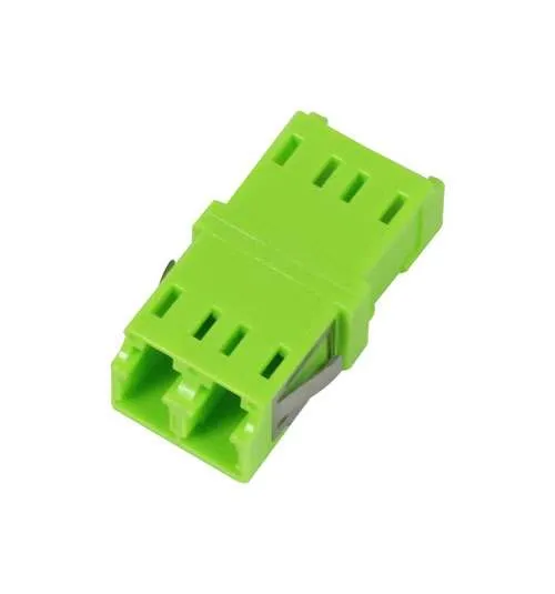 LWL-Dosen AP, 1-fach, Reinweiss, mit Kupplung, OM5 Multi Mode lime Green Synergy 21