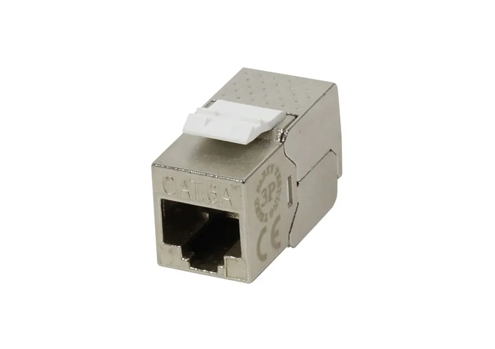Dosen TP,UP,2-fach,CAT6A, Keystone Slim-line/Short 3P, Reinweiss, designfähig UAE, Synergy 21
