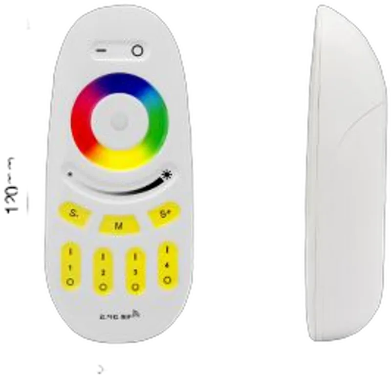 MiBoxer FUT096-B LED Fernbedienung RGB-W 4 Zonen black