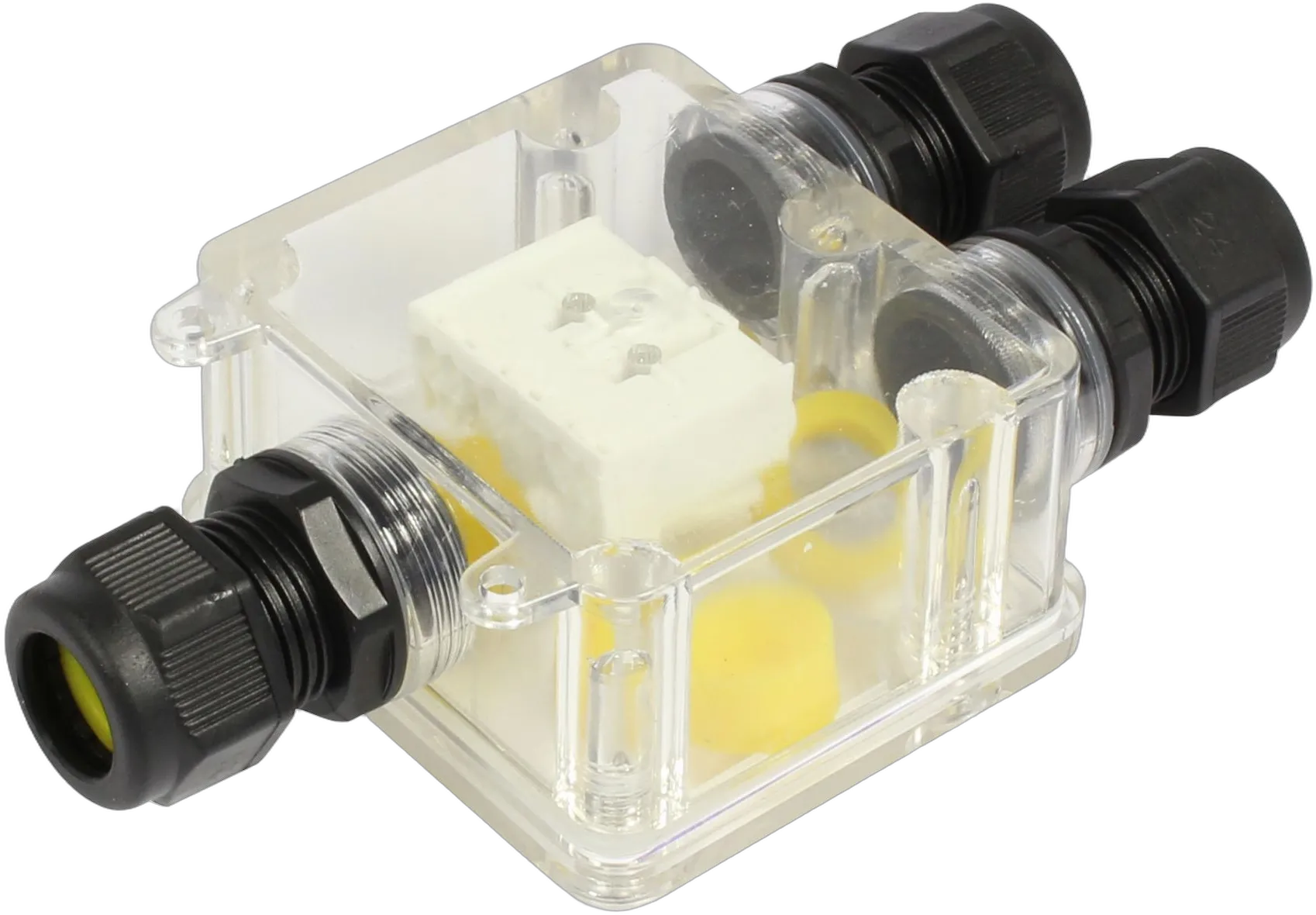 Synergy 21 - Wasserdichte Verbinder Box 3 Ports transparent Synergy 21 - Wasserdichte Verbinder Box 3 Ports transparent