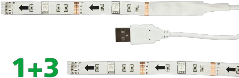 Synergy 21 LED Dekoline Flex Strip  36 RGB USB KOMPLETT Set