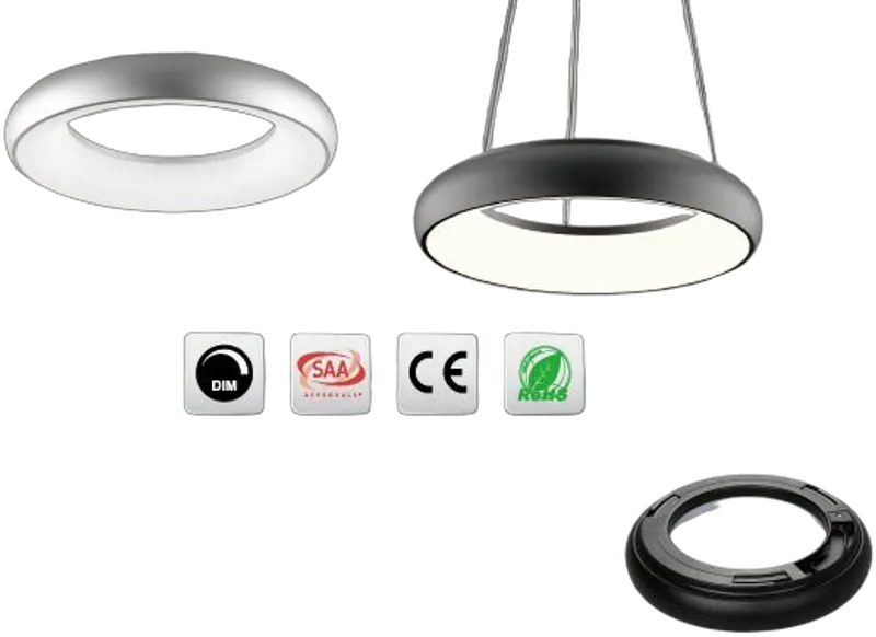 Synergy 21 LED Rundleuchte Donut ww silber 35w