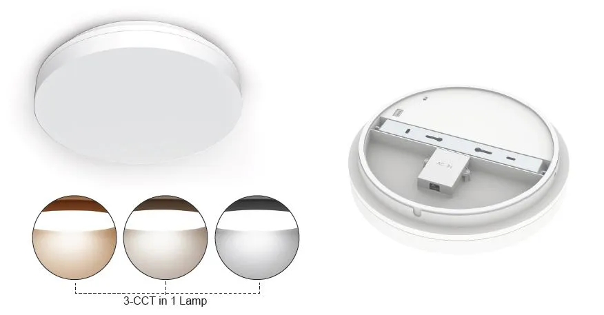Synergy 21 LED Rundleuchte Theia IP54 18W dim