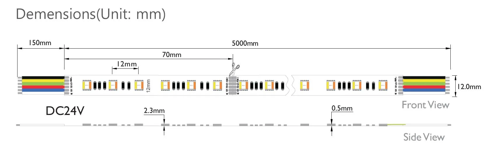 Synergy 21 LED Flex Strip 5050 - 84 RGB DC24V + RGB-WW (RGB-CCT) one chip HD IP20 Synergy 21 LED Flex Strip 5050 - 84 RGB DC24V + RGB-WW (RGB-CCT) one chip HD IP20