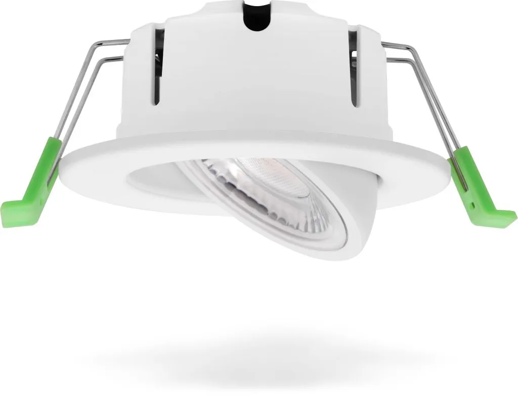 Synergy21 PHOS LED Deckeneinbauspot schwenkbar rund weiß – CCT & Power Switchable Synergy21 PHOS LED Deckeneinbauspot schwenkbar rund weiß – CCT & Power Switchable
