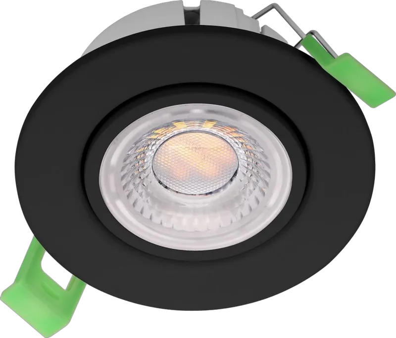 Synergy 21 LED Deckeneinbauspot Phos schwenkbar rund schwarz CCT switchable