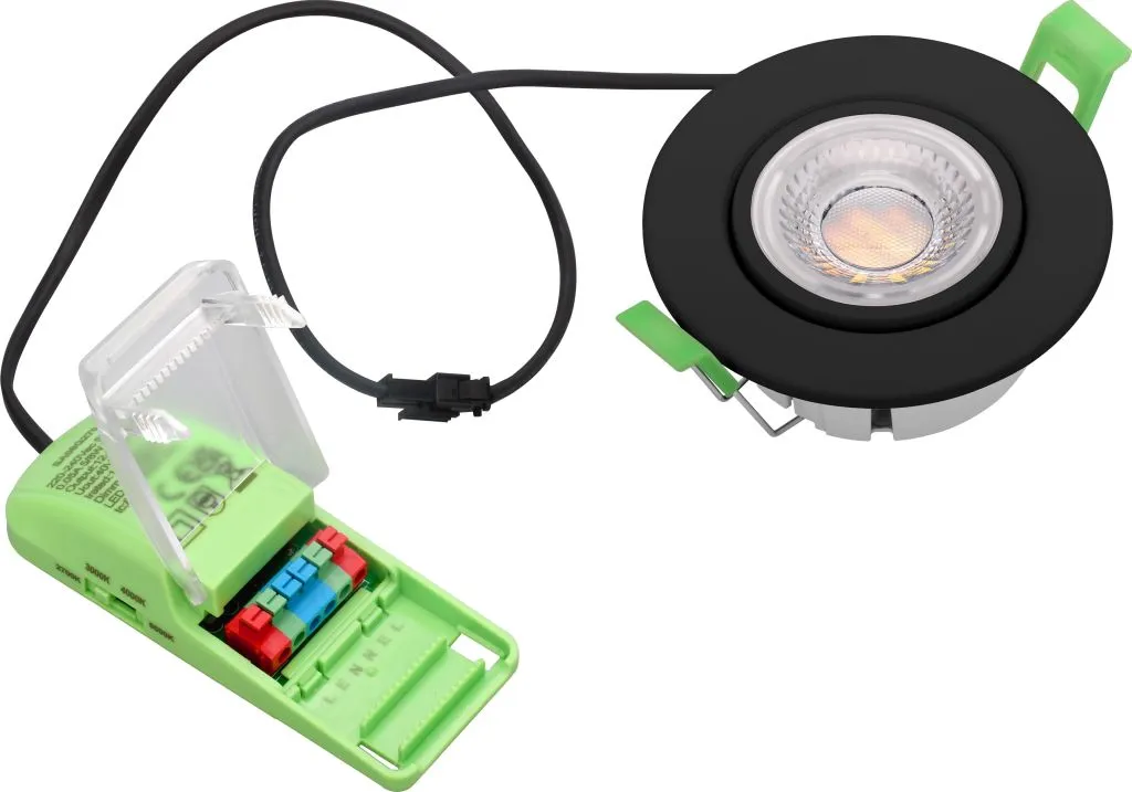 Synergy 21 LED Deckeneinbauspot Phos schwenkbar rund schwarz CCT switchable Synergy 21 LED Deckeneinbauspot Phos schwenkbar rund schwarz CCT switchable