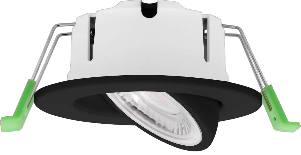Synergy 21 LED Deckeneinbauspot Phos schwenkbar rund schwarz CCT switchable Synergy 21 LED Deckeneinbauspot Phos schwenkbar rund schwarz CCT switchable