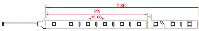 Synergy 21 LED Flex Strip 4040 - 60 RGB DC24V + RGB high power 54W IP20 Synergy 21 LED Flex Strip 4040 - 60 RGB DC24V + RGB high power 54W IP20