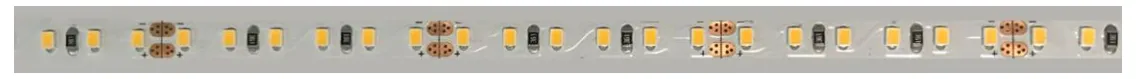 Гибкая светодиодная лента Synergy 21 LED Flex Strip 2216 с тёплым белым светом 180 LED на белой подложке с медными