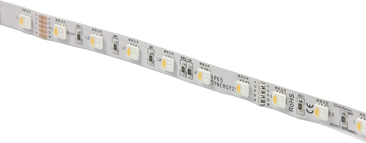 Synergy 21 LED Flex Strip 5050 - 60 RGB DC24V + RGB-W one chip KW IP68 Synergy 21 LED Flex Strip 5050 - 60 RGB DC24V + RGB-W one chip KW IP68