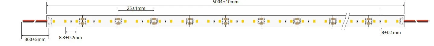 Synergy 21 LED Flex Strip 2835 - 120 WW DC12V 48W IP20 CRI>90