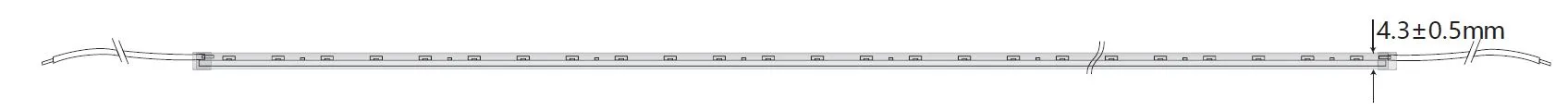 Synergy 21 LED Flex Strip 4020 - 60 NW DC24V 38W IP65 CRI>90 sideview Synergy 21 LED Flex Strip 4020 - 60 NW DC24V 38W IP65 CRI>90 sideview