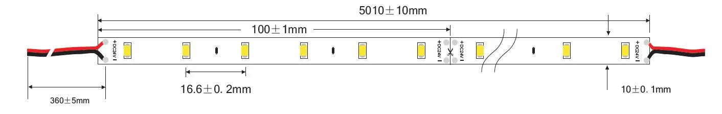 Synergy 21 LED Flex Strip 5730 - 60 KW DC24V 96W IP20