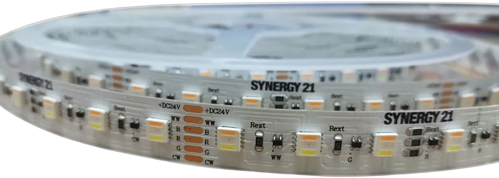 Synergy 21 LED Flex Strip 5050 - 60 RGB DC24V + RGB-WW (RGB-CCT) one chip ULS 10m LP IP20 Synergy 21 LED Flex Strip 5050 - 60 RGB DC24V + RGB-WW (RGB-CCT) one chip ULS 10m LP IP20