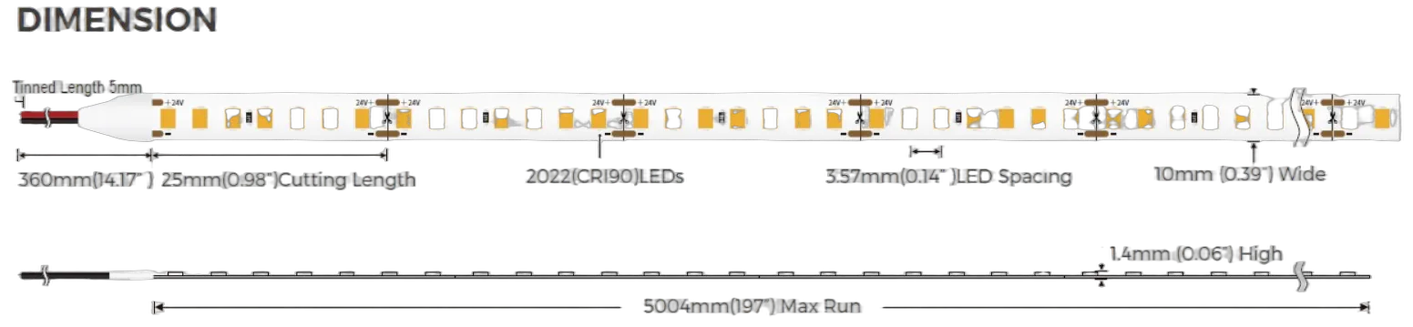 Synergy 21 LED Flex Strip 2022 - 280 SWW DC24V 96W IP20 Synergy 21 LED Flex Strip 2022 - 280 SWW DC24V 96W IP20