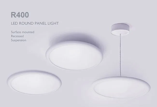 Synergy 21 LED light panel R400 neutralweiß rund