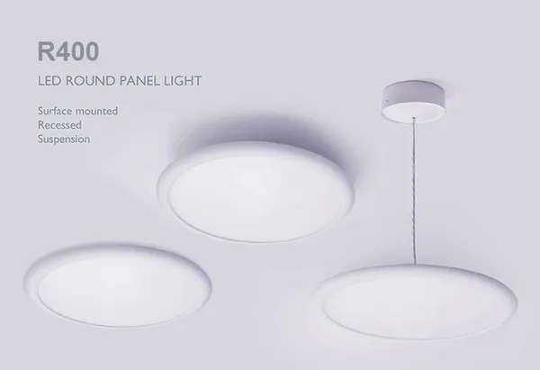 Synergy 21 LED light panel R400 warmweiß rund