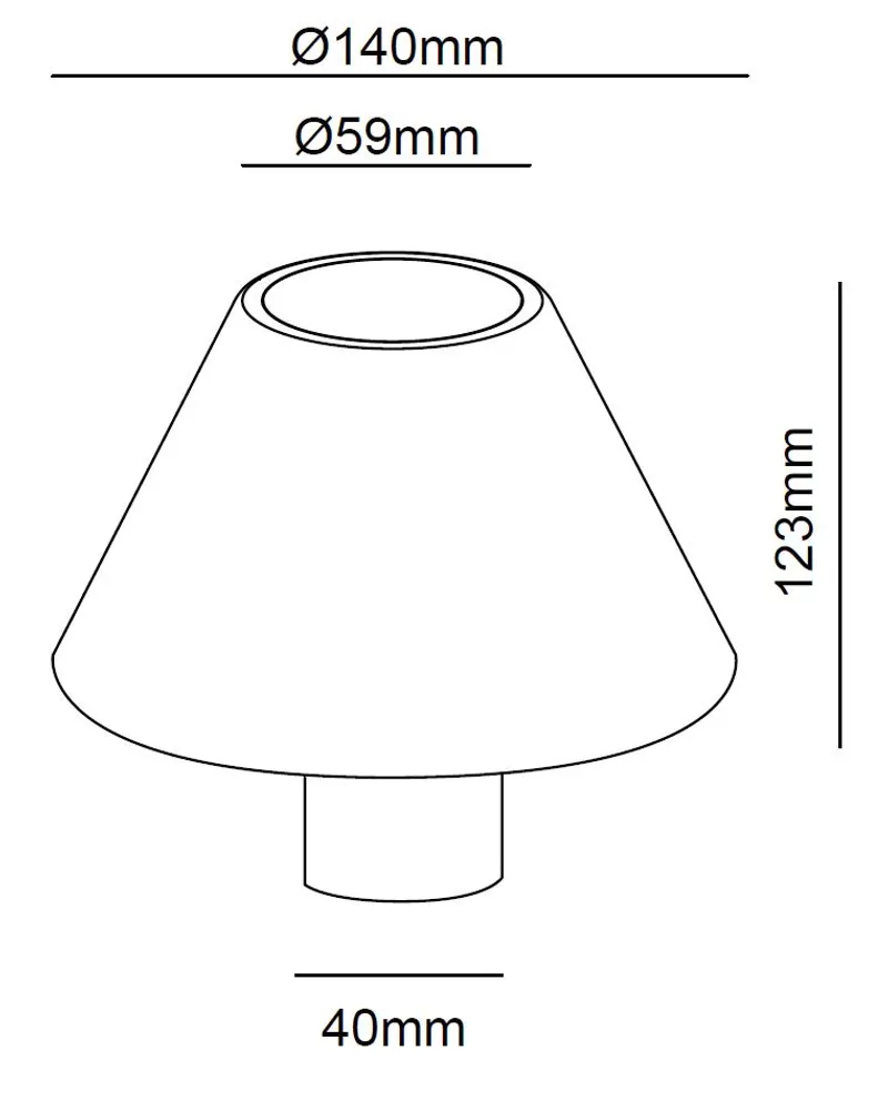 Synergy 21 LED Tischleuchte Akku für Flaschen, outdoor IP54, Touch Switch dimmbar, blau