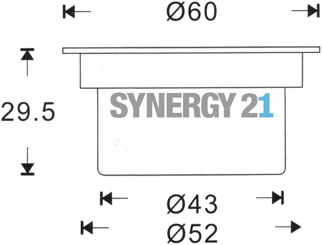 Synergy 21 LED Bodeneinbaustrahler ARGOS rund in-G IP67 cw