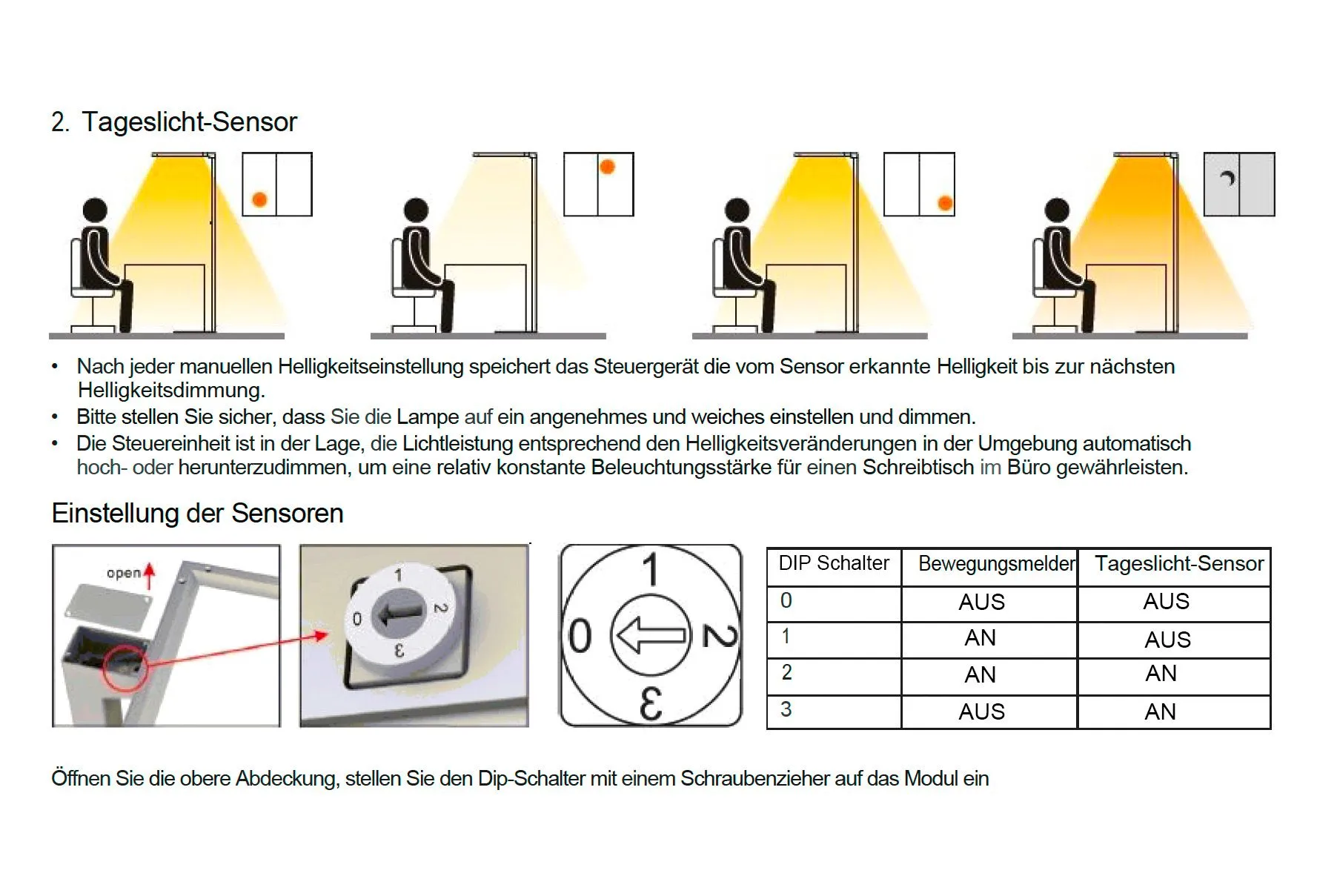 Synergy 21 LED office line Stehlampe weiss, dimmbar+daylight sensor