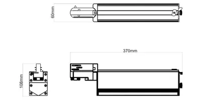 LED Stromschienen-Linearstrahler VLD 40W 30° warmweiß CRI>90 – 3-Phasen | Synergy 21