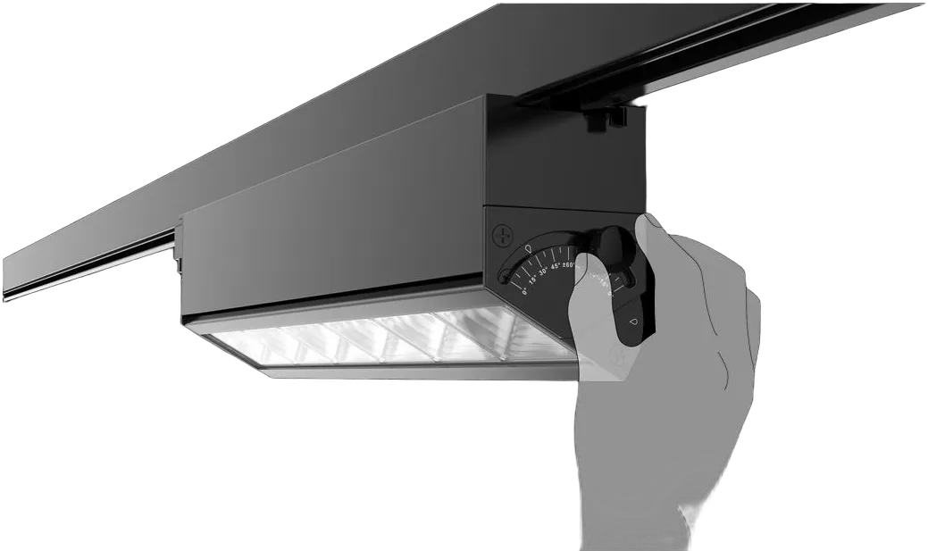 LED Stromschienen-Linearstrahler VLD 40W 30° warmweiß CRI>90 – 3-Phasen | Synergy 21