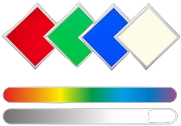 Synergy 21 LED light panel 300*300 RGB-WW - Komplettset