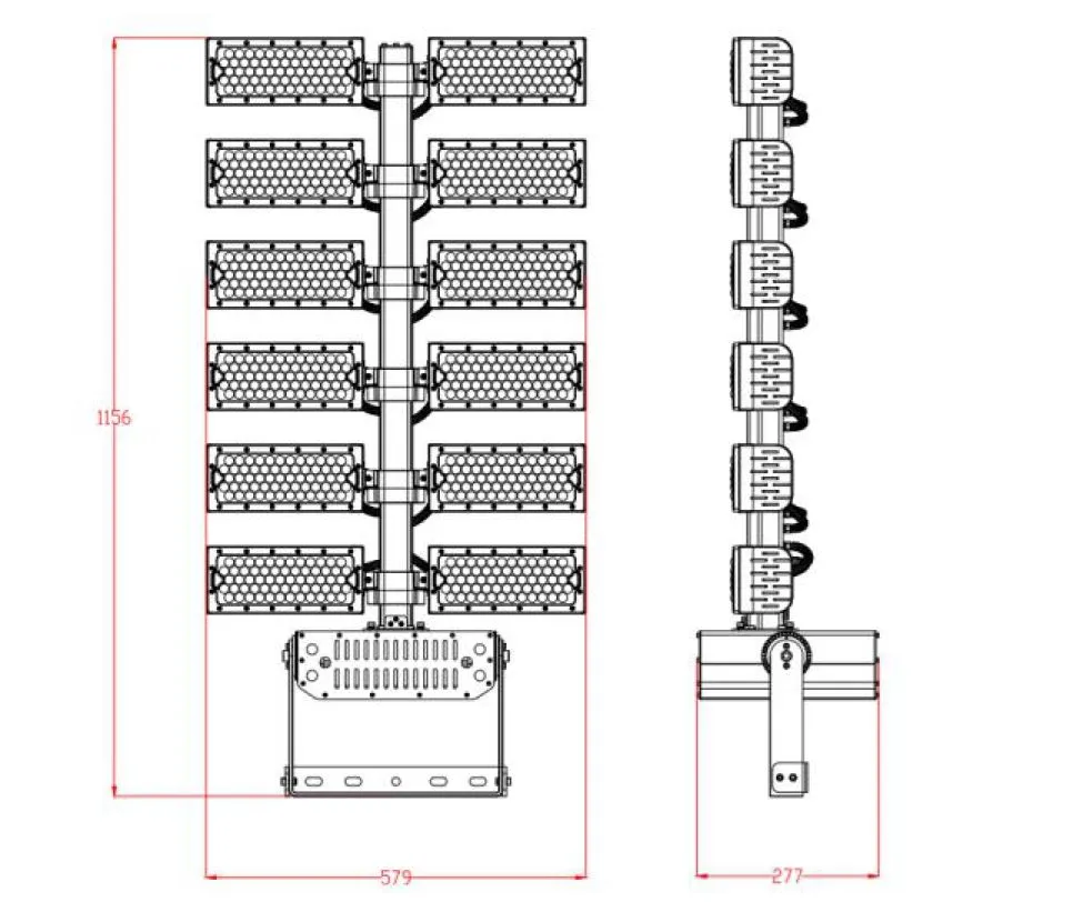 Synergy 21 LED Objekt/Stadion Strahler  1440W  IP66 cw