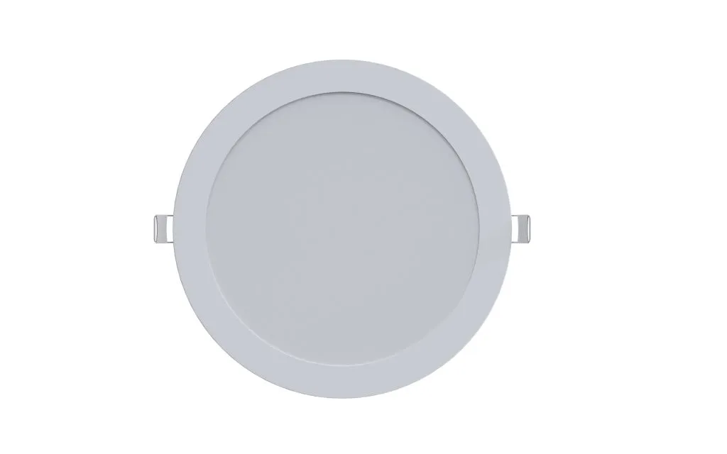 Pannello LED Synergy 21 Ultra Slim 18W CCT bianco 24V, luce circolare sottile con cornice bianca e diffusore satinato, clip Pannello LED Synergy 21 Ultra Slim 18W CCT bianco 24V, luce circolare sottile con cornice bianca e diffusore satinato, clip