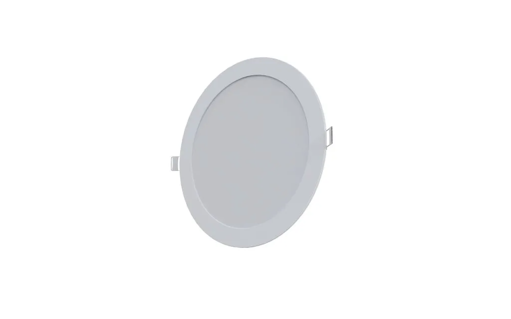 Pannello LED Synergy 21 Ultra Slim 18W CCT bianco 24V, luce circolare sottile con cornice bianca e diffusore satinato, clip Pannello LED Synergy 21 Ultra Slim 18W CCT bianco 24V, luce circolare sottile con cornice bianca e diffusore satinato, clip