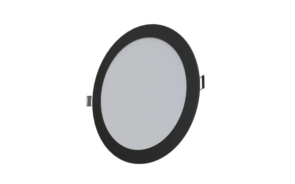 Synergy 21 LED Ultra Slim LED Panel Light V6 12W dual white (CCT) Schwarz 24V