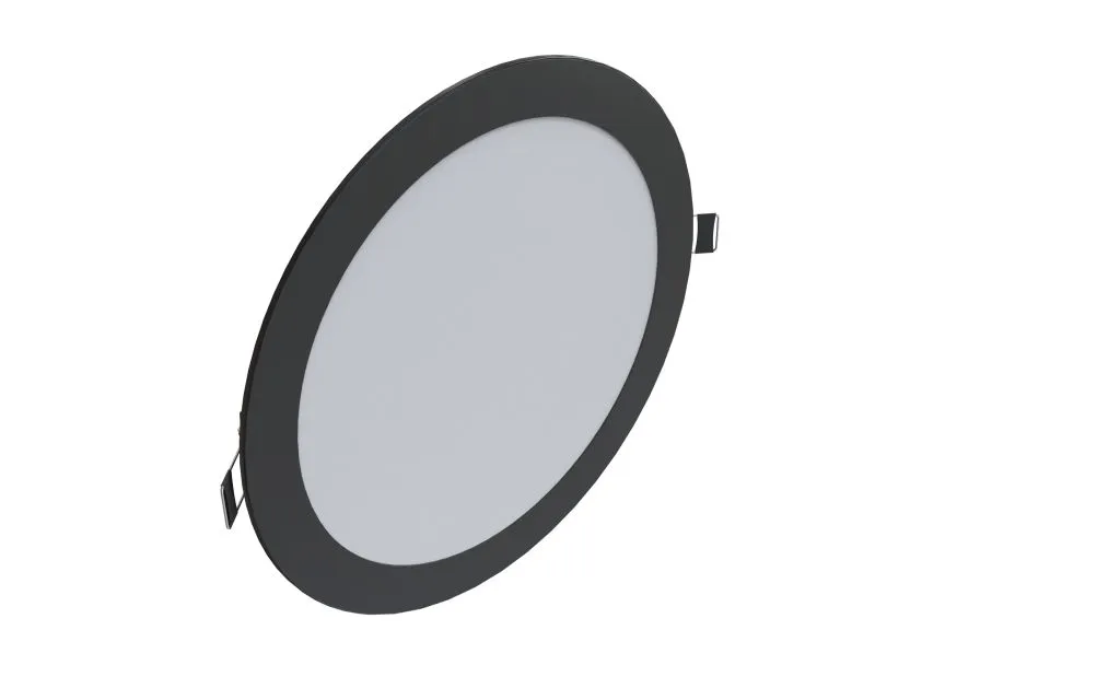 Synergy 21 LED Ultra Slim LED Panel Light V6 12W dual white (CCT) Schwarz 24V