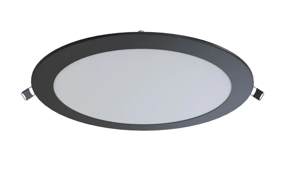 Synergy 21 LED Ultra Slim LED Panel Light V6 24W dual white (CCT) Schwarz 24V