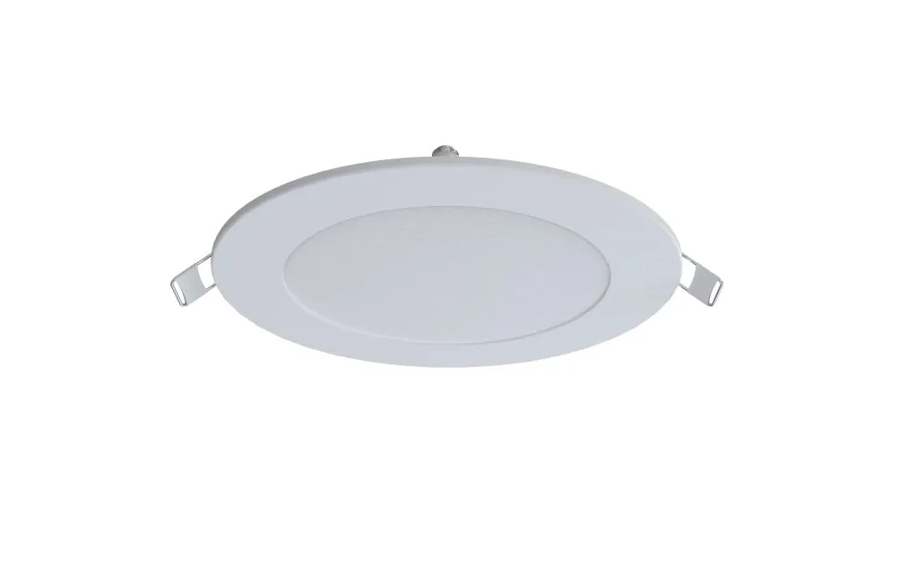Светодиодная панель Synergy 21 LED Ultra Slim V6 6W 3CCT белая ультратонкая круглая с матовым рассеивателем и пружинными