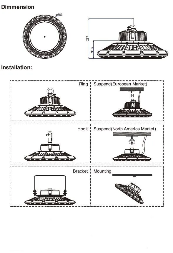 Synergy 21 LED Spot Pendelleuchte UFO 200W für Industrie/Lagerhallen nw 120° Synergy 21 LED Spot Pendelleuchte UFO 200W für Industrie/Lagerhallen nw 120°