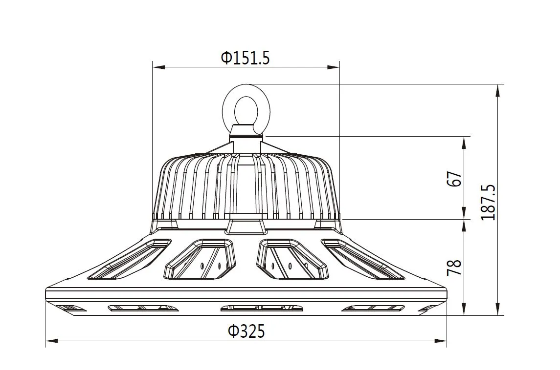 Synergy 21 LED Spot Pendelleuchte UFO 150W für Industrie/Lag Synergy 21 LED Spot Pendelleuchte UFO 150W für Industrie/Lag