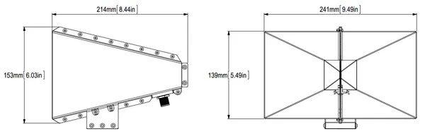 Tekbox TBMA4  Horn Antenne, 1GHz bis 8 GHz