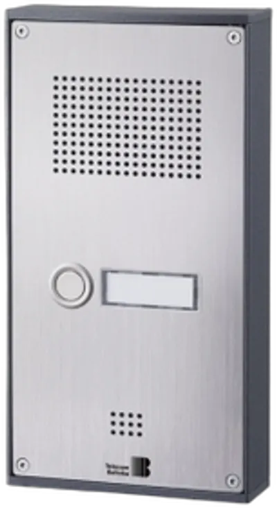 Behnke 5-0060 Serie 5 Aufputz-Set mit 1 Ruftaste (Edelstahl)