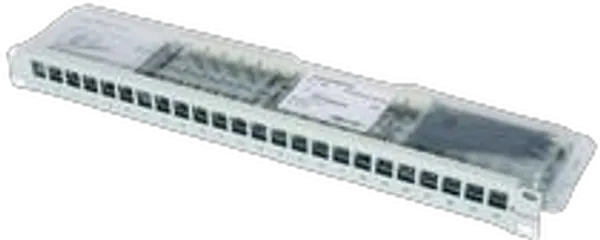 Telegärtner Modulträger Patchpanel incl. 24xAMJ-Module CAT6A