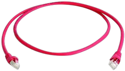 Telegärtner Patchkabel CAT6A, 0.5m, Rot, 500MHz, S-STP(S/FT