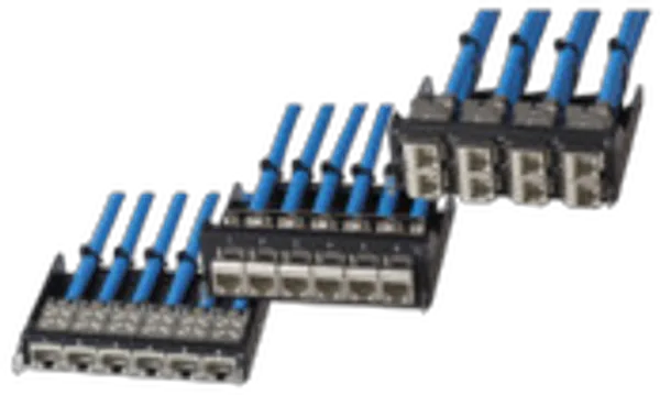 Telegärtner Baugruppenträger, HD3, zbh. Patch Modul, 0,5HE, für 6xSTX Modul