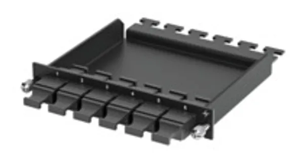 Telegärtner LWL,Baugruppenträger HD3-ES, zbh. Patch-Modul 0,5HE 6xMPO-Kupplungen