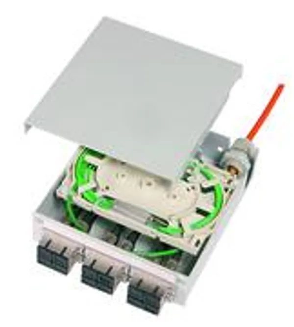 Telegärtner LWL, STX-verteiler Spleisbox, 19", 6xSC-Duplex, 5